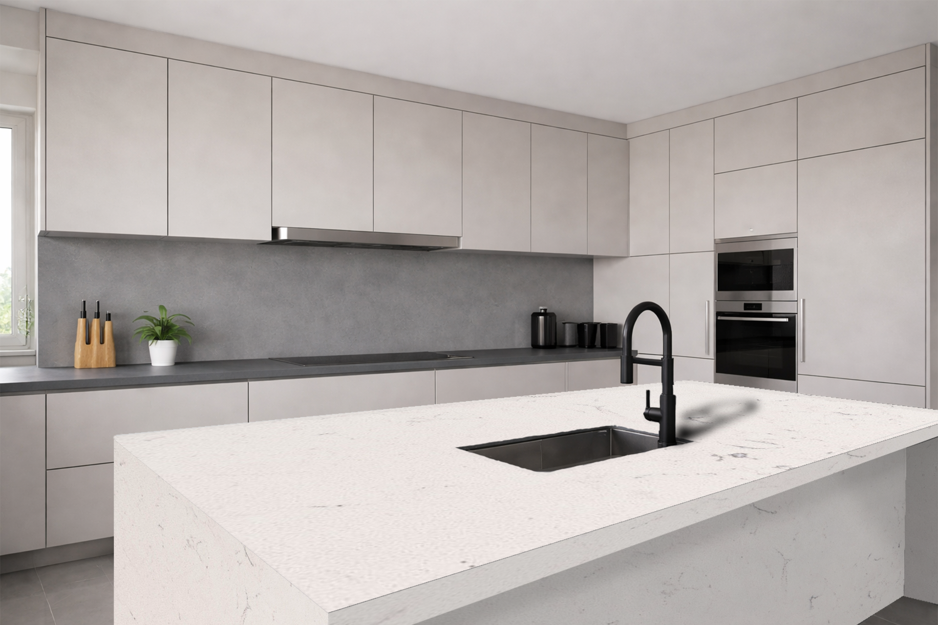 ES CARRARA SHARIF Sharifstone installed view